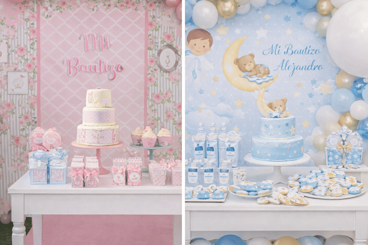 Candy bar decorada para celebraciones